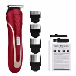 Профессиональная электрическая машинка для стрижки волос для Для мужчин Перезаряжаемые аккумуляторная для стрижки волос бритва триммер