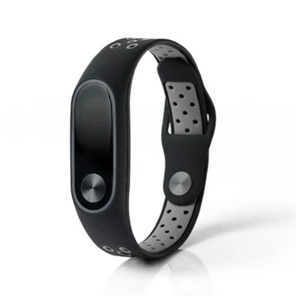 Сменный ремешок для Xiaomi Mi Band 2 MiBand силиконовые браслеты Смарт браслет 4 цвета Xiomi