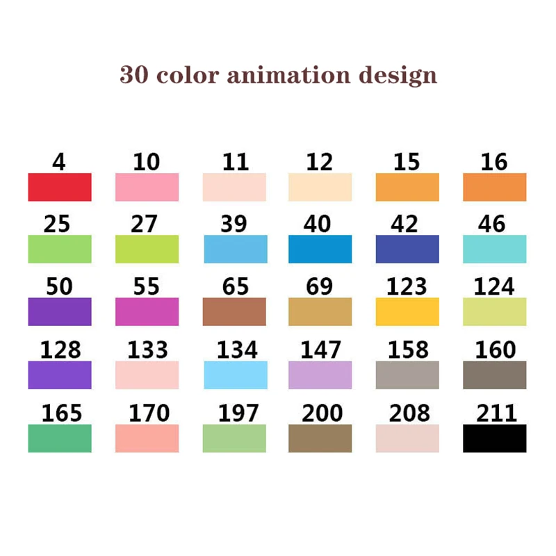 TOUCHNEW30/40/60/152 цвет алкоголь Марк школьные принадлежности товары для рукоделия арт марки copic mark товары для рукоделия для художника маркер для белой доски - Цвет: 30 color anime