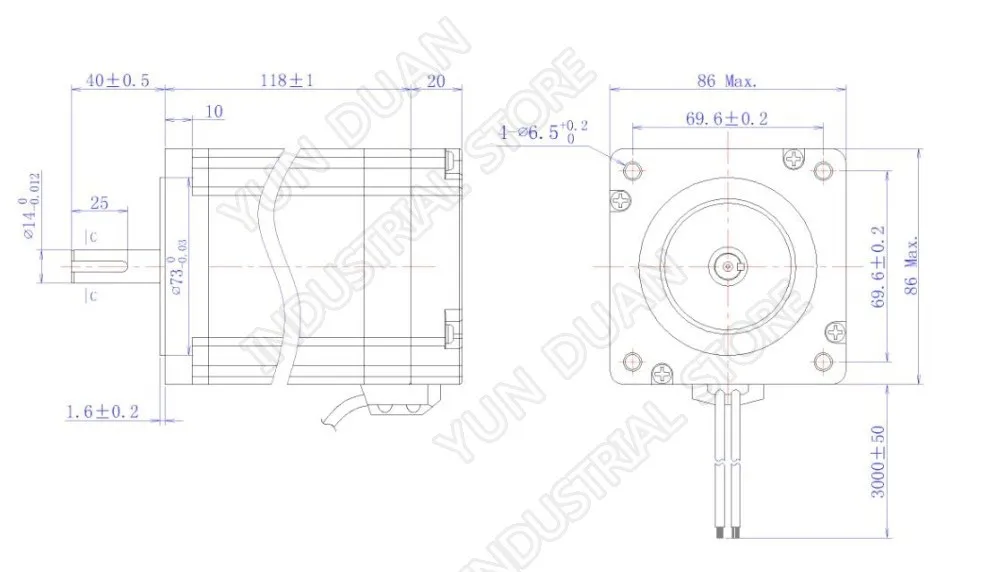 4 шт. 8.5Nm Nema34 86 мм AC DC DSP шаговый двигатель с замкнутой обратной связью мотор драйвер и 400 Вт 60 в DC источник питания Hybird кодировщик легко шаг