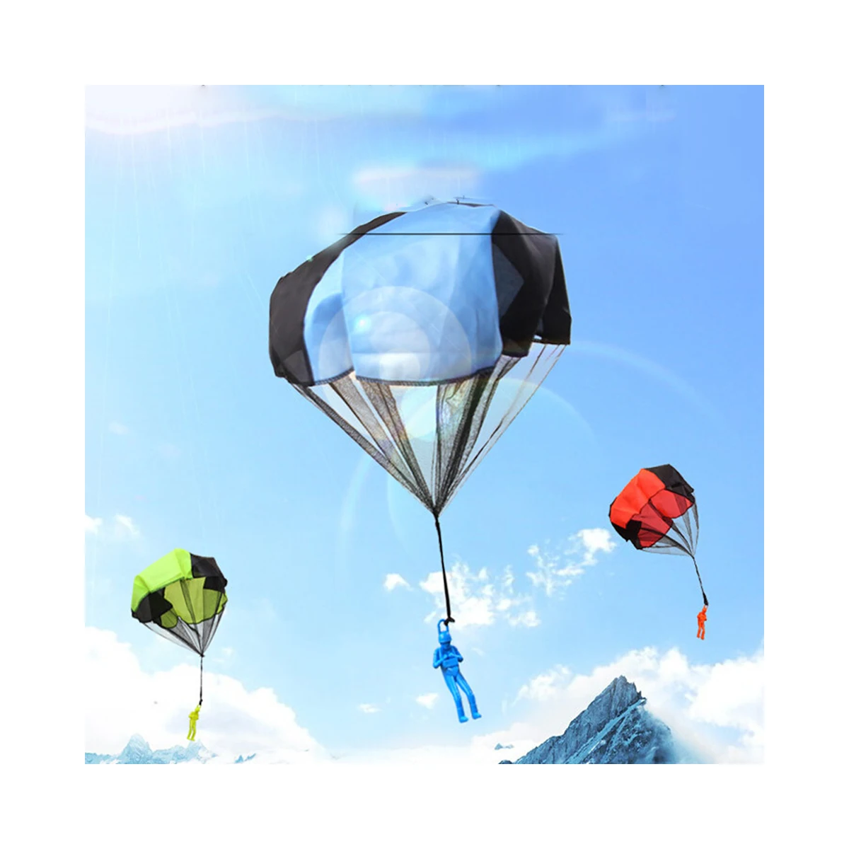 Детские развлечения метание мини-парашют игрушечный солдатик открытый funning Спорт СПС мини развитие интеллекта подарок