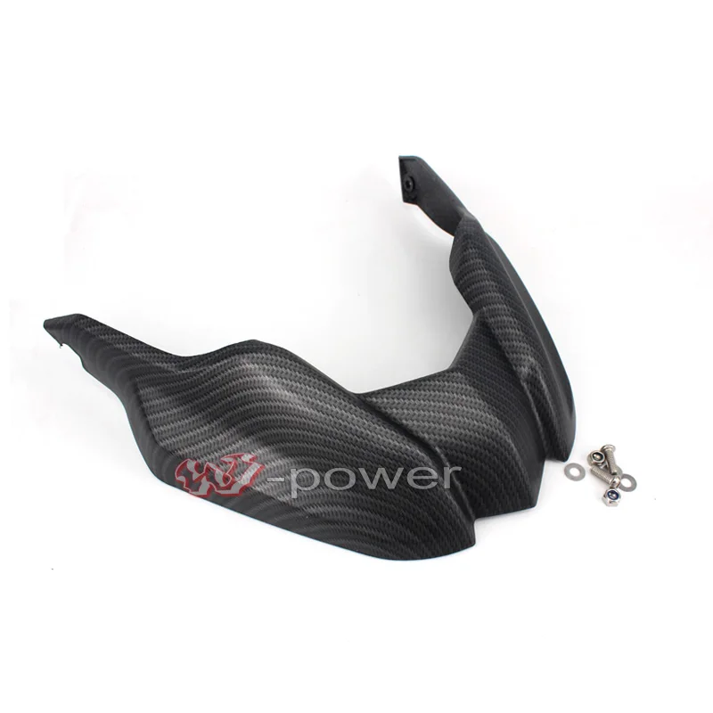 

Carbon Fiber Front Fender Beak Extension Wheel Cover Cowl For BMW F800GS 08-12