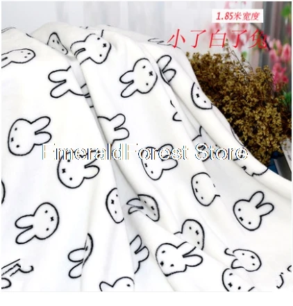 Фланелевая Коралловая флисовая Двусторонняя плюшевая ткань с принтом, зимняя плотная детская пижама, постельное белье, 100 см* 185 см/165 см - Цвет: 796-5