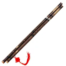 Instruments musicaux chinois en bambou, cuivre, deux sections professionnelles, 8 trous, flûte verticale, clé F tune