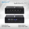 Qotom-Mini PC Q190G4N, cuatro núcleos, sin ventilador, 4 Ethernet, LAN como Router, Firewall, cine en casa, escritorio ► Foto 1/6