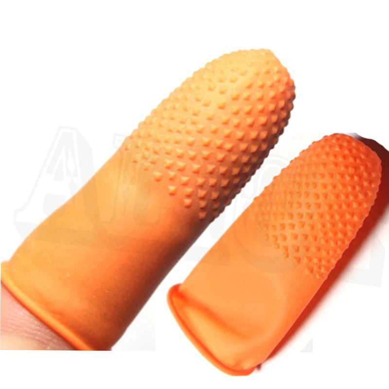 50pcsLot Safety Latex Finger Protector Shields For Bonding Hair Extension