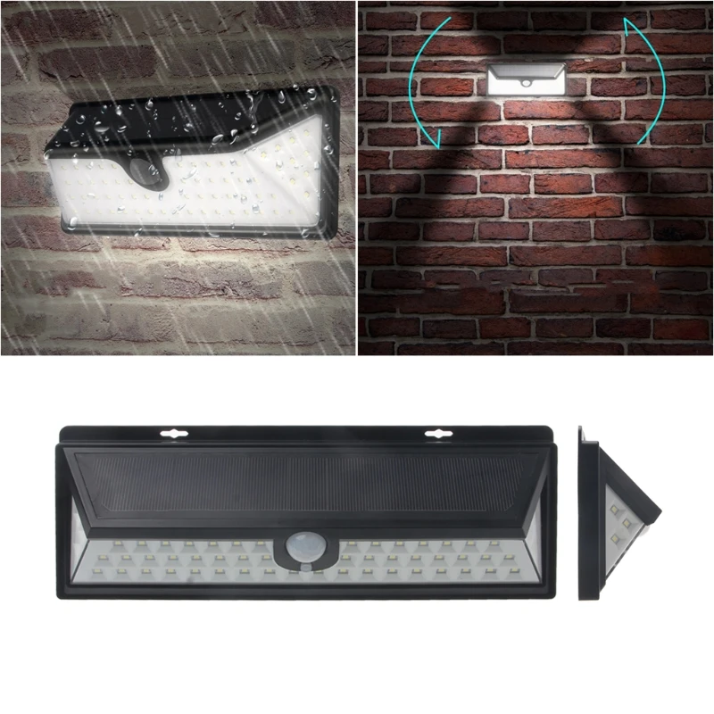54 LED Solar Light Garden Light PIR Motion Sensor Pathway Wall Lamp 3.7V Waterproof Outdoor