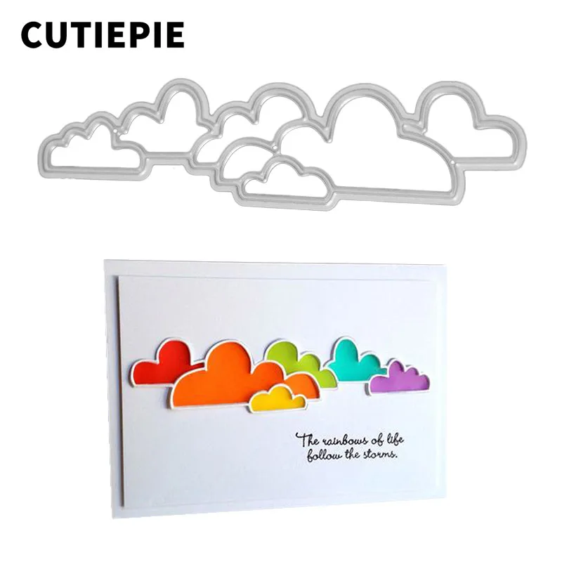 

Beautiful Cloud Metal Cutting Dies for Scrapbooking DIY Photo Album Embossing Folder Paper Maker Decorative Die Cuts Crafts