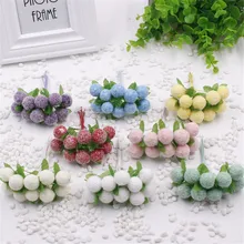 Günstige 10 stücke Flanell Schaum Künstlichen Blumen Für Hochzeit Startseite Room Hüte Schuhe Dekoration Ehe Kranz