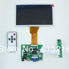 HDMI+ VGA+ AV ЖК-дисплей драйвер платы+ AT070TN94 800*480 от ulanzi+ дистанционное управление и приемник+ клавиатура OSD с кабелем