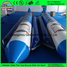Guangzhou Qinda water play banana boats/inflatable sports aqua boat