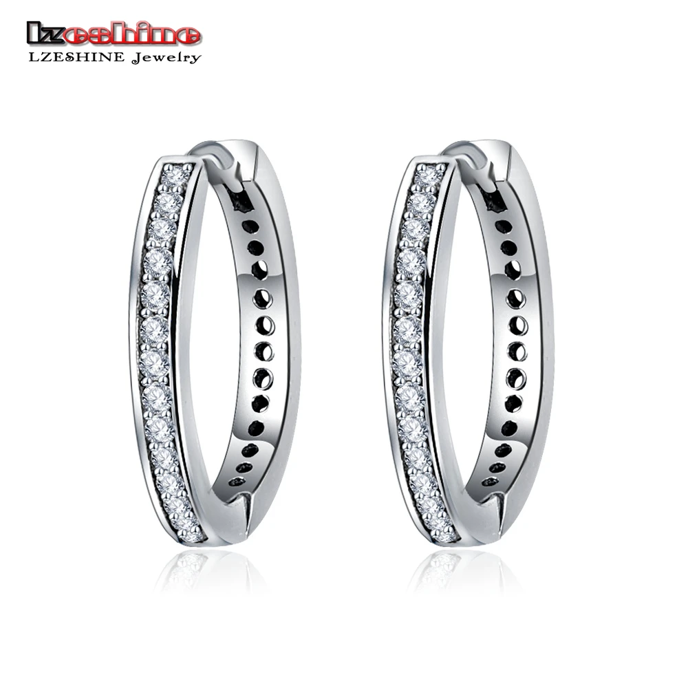 LZESHINE Authentic Classical Cubic Zirconia Simple Female Beautiful