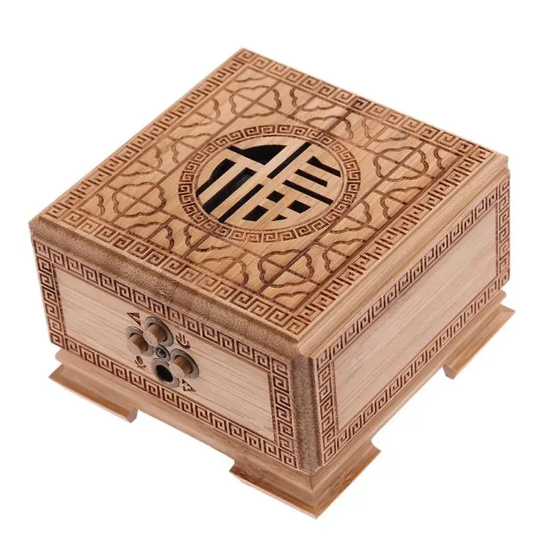 

1Pcs Bamboo Square Box Wireless Bluetooth Speaker Sound Box Loudspeaker with Mic Sound System 3D Stereo Music Surround Promotion