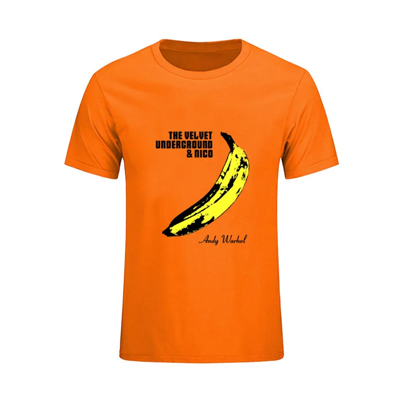 В Velvet Underground Для мужчин 3D футболка группа панк рок с короткими рукавами для