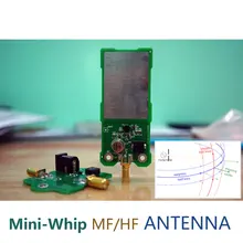 Antena minilátigo MF/HF/VHF SDR antena activa de onda corta minilátigo para Radio mineral, Radio de tubo (Transistor), RTL-SDR recibir hackrf