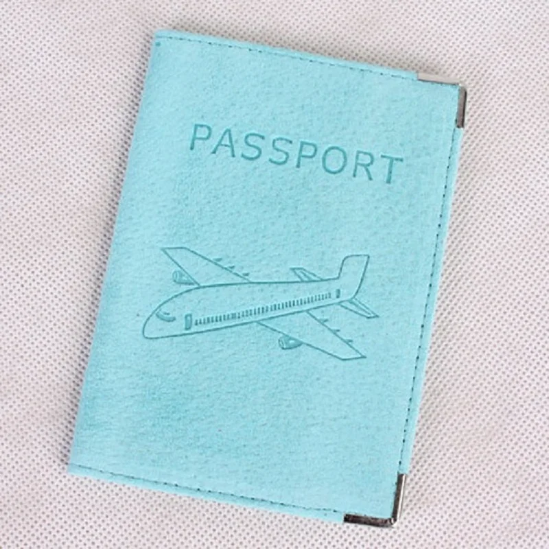 Hot Genuine leather sell pigskin suede High quality passport cover Card bag Tourism go abroad travel Passport Holder gifts