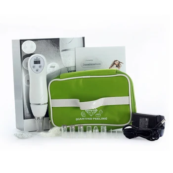 

mini diamond dermabrasion skin peeling machine, vacuum blackhead/acne remove face cleaning facial equipment with 6 tips