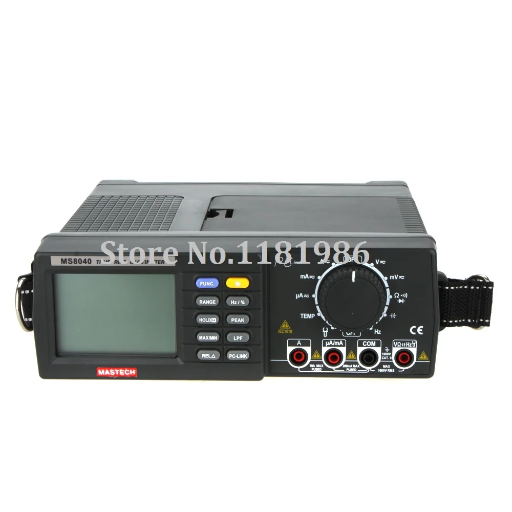 MASTECH MS8040 AC/DC Voltage Current Auto Range Bench Precision Digital Multimeter True RMS Low-pass Filter & RS-232 Interface MASTECH MS8040 AC/DC Voltage Current Auto Range Bench Precision Digital Multimeter True RMS Low-pass Filter & RS-232 Interface