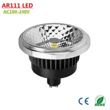 Светодиодный потолочный светильник AR111 GU10 With15/24/40 градусов угол луча 110 V 230 V 240VAC затемнения GU10 светодиодный AR111 15 W 220 V теплый белый 3000 K холодный 5500 K