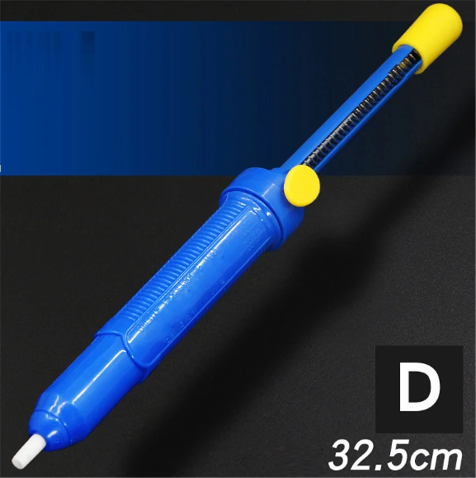 

S-366D Antistatic Desoldering pump soft non-slip handle bicyclic double open suction tin tin suction gun suction Strong power