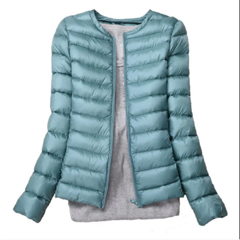 

2019 New Arrival Women's Duck Down Jacket Winter In The Short Section Slim Fit Soft Lightweight And Warm Female Regular Coats