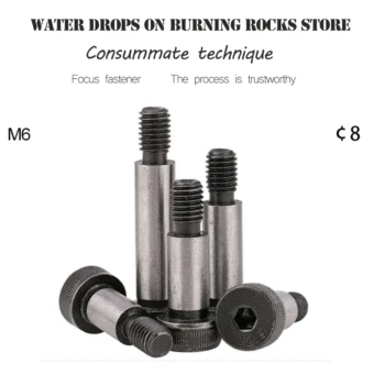 

Free shipping 8mm*M6 , class12.9 shoulder Knurled Thin Thumb Screw , Machine bolt Special Fasteners 2018 hot