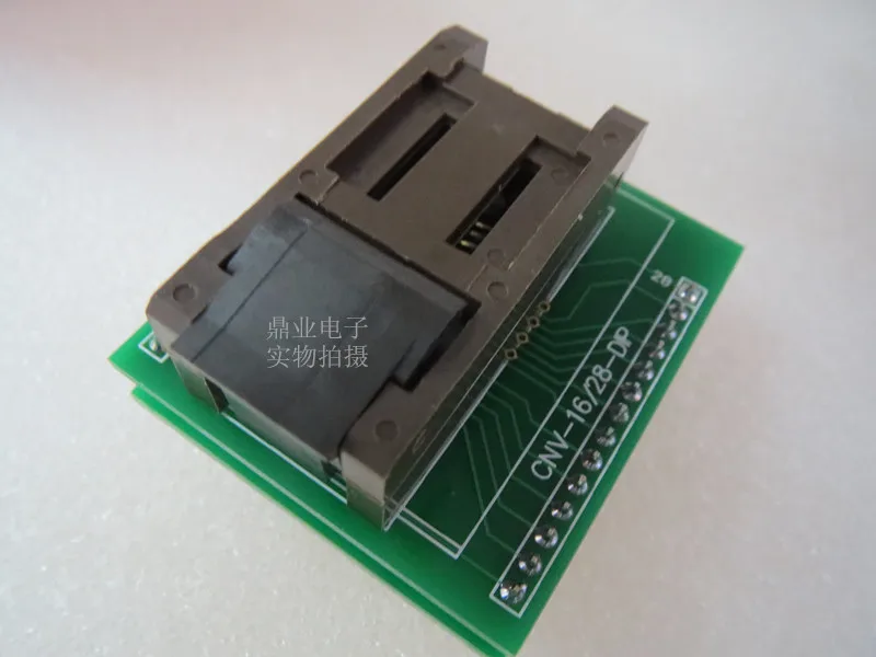SOP28 SOIC28 FP28-1.27-08 Ожоговая розетка с золотым покрытием IC испытательный стенд для
