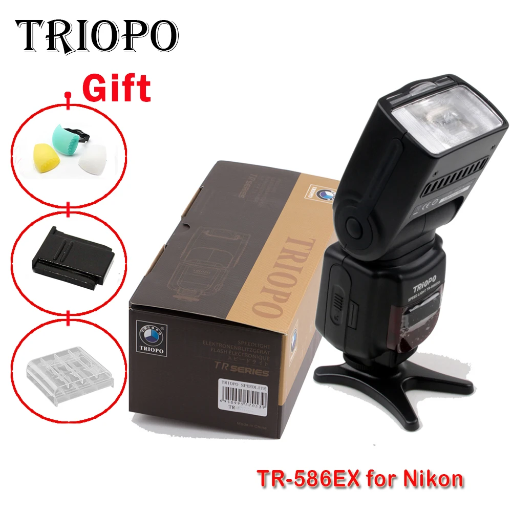 2017 Triopo TR 586EX Flash TTL Speedlite Wireless Speedlight Suit для/nikon D750 D700 D7100 Camera as YONGNUO YN 568EX|triopo tr-586ex|yongnuo