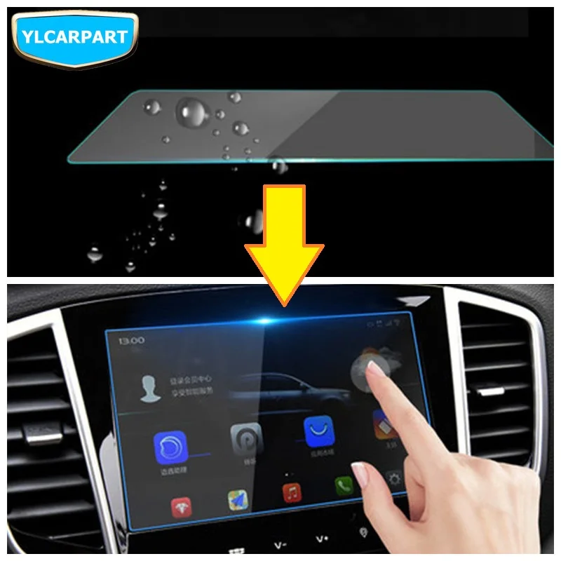 

For Geely Emgrand X7 EmgrarandX7,EX7,FC SUV,Vision X6,NL4,Car DVD navigation screen display glass protective tempered film