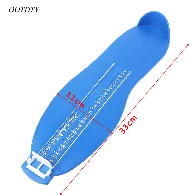 OOTDTY взрослых ноги измерительный прибор обувь Размер прибор измерение Линейка Инструмент устройство помощник