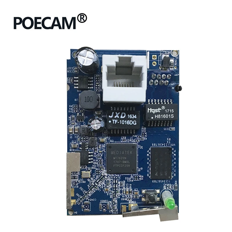 

openwrt 2.4G Wireless Router wifi module 1 100Mbsp wan and LAN IEEE802.311bgn 300mbps support firmware With antenna PCBA