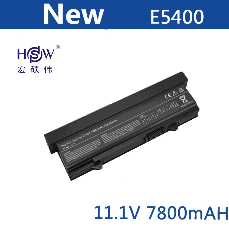 

Replacement Laptop Battery For Dell Latitude E5400 E5410 E5500 E5510 KM769 KM742 451-10616 312-0769 312-0762 7800mah 9cells