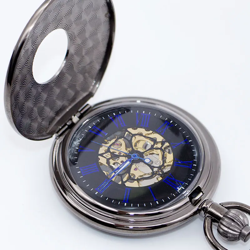 Новинка, винтажные Механические карманные часы с ручным подзаводом, брелок, цепочка для часов, ожерелье, кулон, лучший подарок для мужчин, reloj de bolsillo, PJX1407