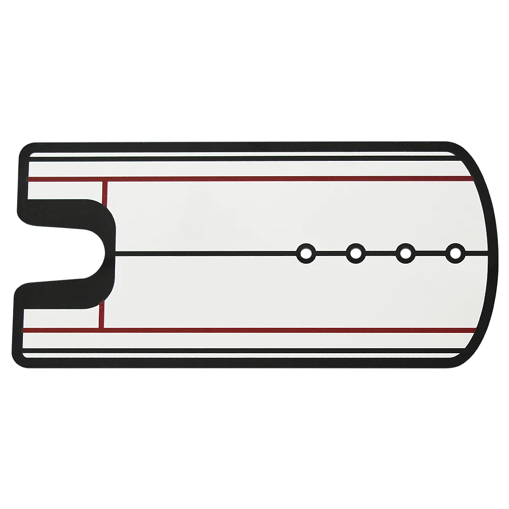 1 шт. для игры в гольф, зеркальное выравнивание, тренировочное средство для гольфа, клюшки для гольфа, прямая практическая линия для глаз, аксессуары для гольфа, 32x14,5 см, Прямая поставка