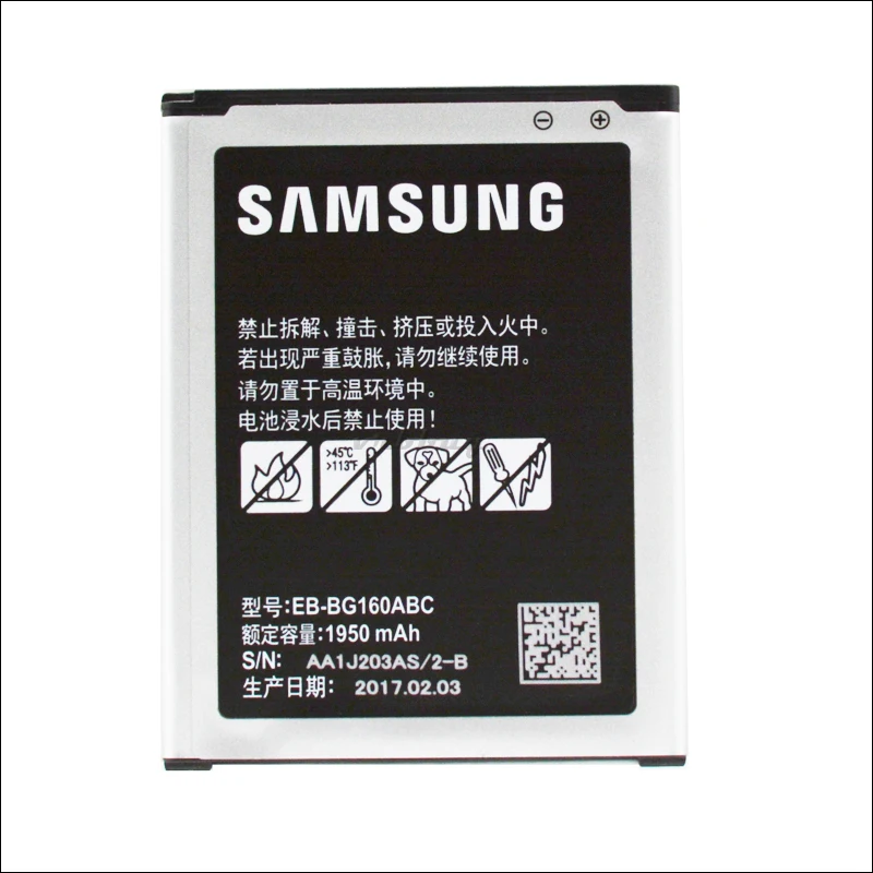 Новый 1950 мАч eb-bg160abc для Samsung Galaxy папка Batteria Батарея AKKU с номер отслеживания |