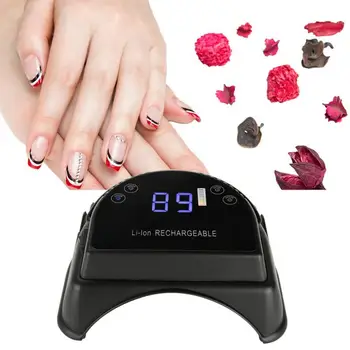 

Rechargeable Manicure Pedicure Nail Lamp 64W Nail Polish Dryer UV Gel Curing