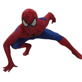 

Spider Man Spiderman Mascot Costume Fancy Dress Adult and Children's clothes Halloween cosply Costume Red with black
