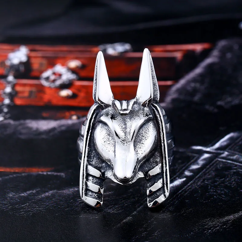 Мужской носа с викингом Beier из нержавеющей стали 316 Jackal animal уникальные ювелирные