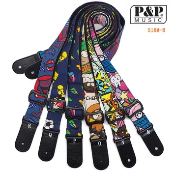 

Ukulele Strap Cotton Small Strap Adjustable Belt With PU leather Ends P&P S18