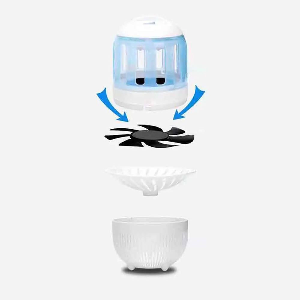 Электрическая ловушка для летающих насекомых моли Летающая лампа USB Led ночник Жук инсектицидная лампа Черная убивающая «электронная мухобойка» Анти Москитная