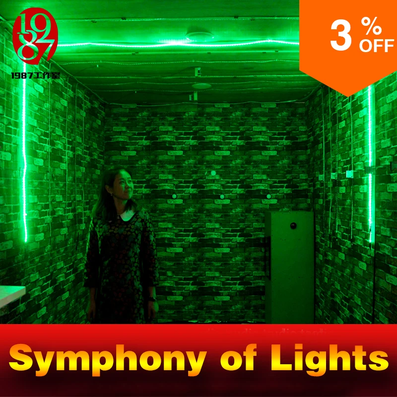 

Real life adventurers game prop symphony of lights prop show a musical or lighting effect from JXKJ1987 for room escape props