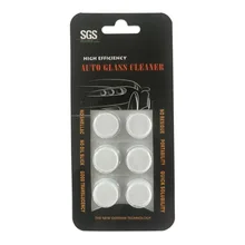 6 шт./компл. прочный автомобиль одноцветное стеклоочиститель Стекло Cleaner Высокая производительность Авто мойка окон лобовое стекло автомобиля Стекло чистых поставок