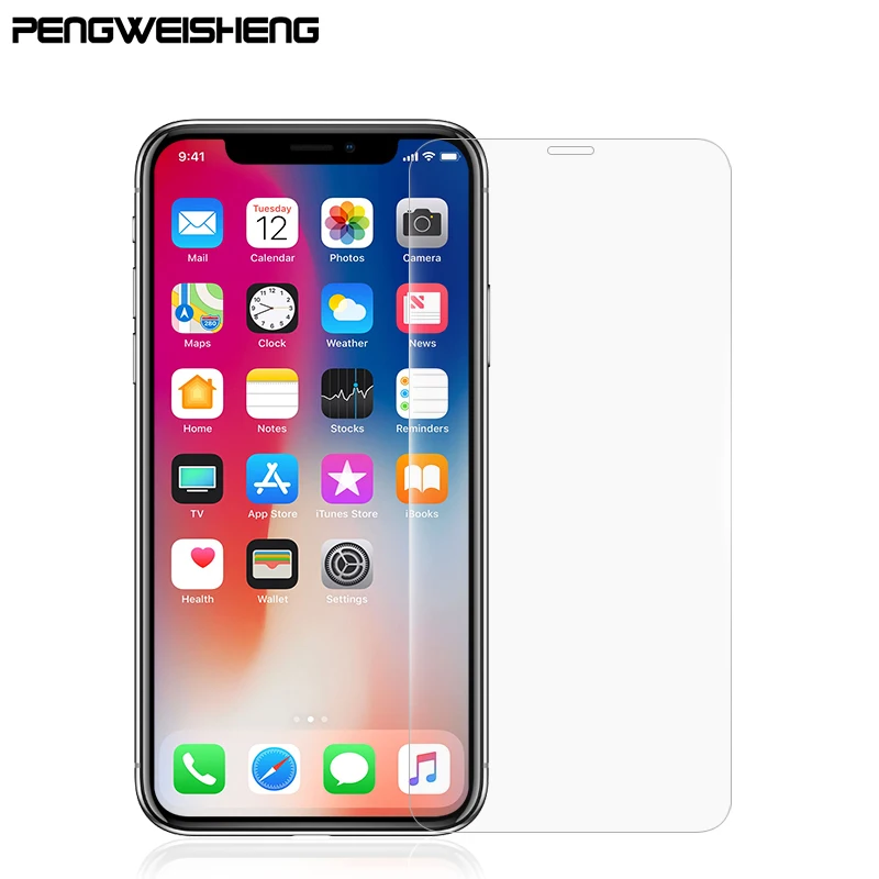9H 0.3MM Premium Explosion Proof Tempered Glass Screen Protector flim For iPhone X Xs Max XR 8 7 6S 6 plus 5S 5C