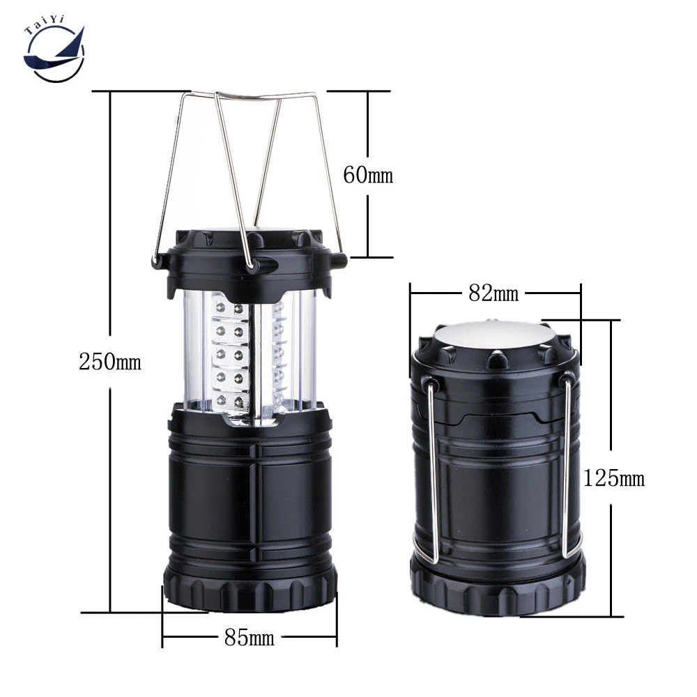 [TAIYI] ультра яркие Складные 30 светодиодных облегченных кемпинговых фонарей для пеших прогулок, рыбалки, чрезвычайных ситуаций, ураганов