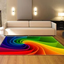 Красочные полосы 3D печать ковер для гостиной чайный стол нескользящий ванная комната большой ковер впитывает воду кухонный коврик d-615