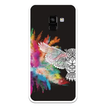 

Stand case costume drawing Owl WP006 for Samsung Galaxy A8 2018