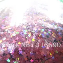 Розовая зеленая лазерная палитра блесток для нейл-арта полоса для украшения своими руками 30 г/пакет