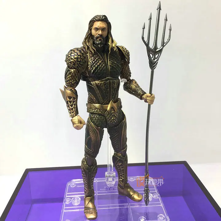 New DC Comic Film Justice League Super Hero Aquaman Orin Arthur Curry SHF Action Figure Toys