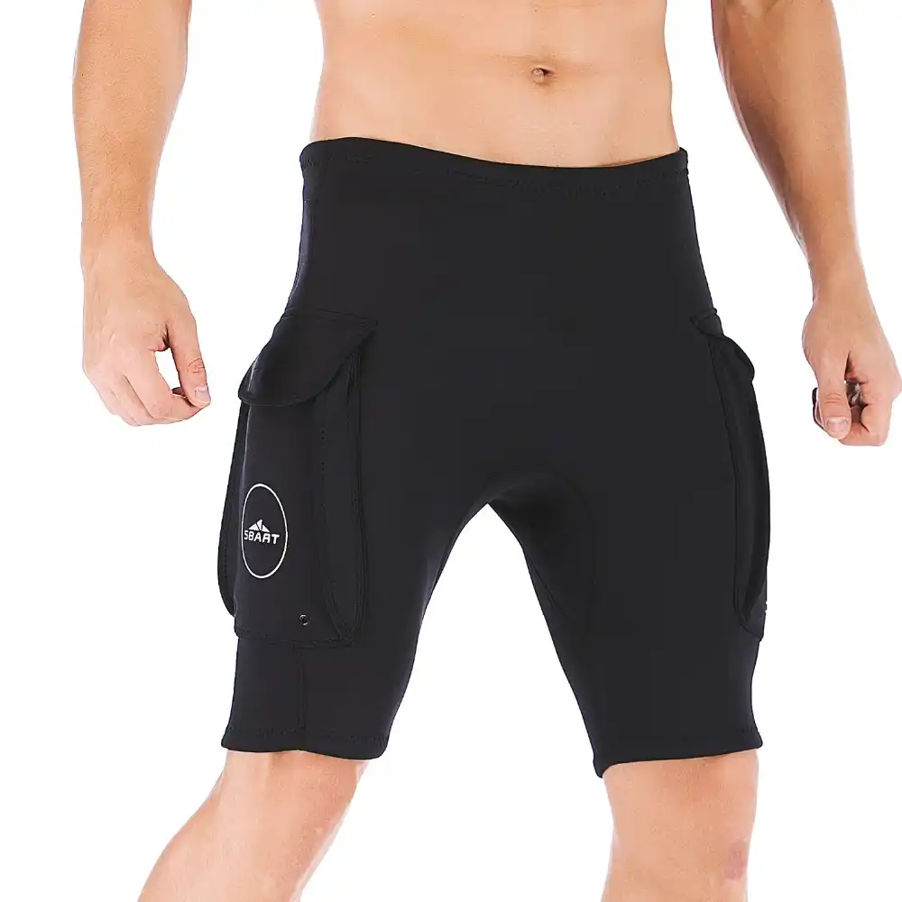 SBART Mens Wetsuit Pants Neoprene Diving Snorkeling Scuba Surf Canoe Pants