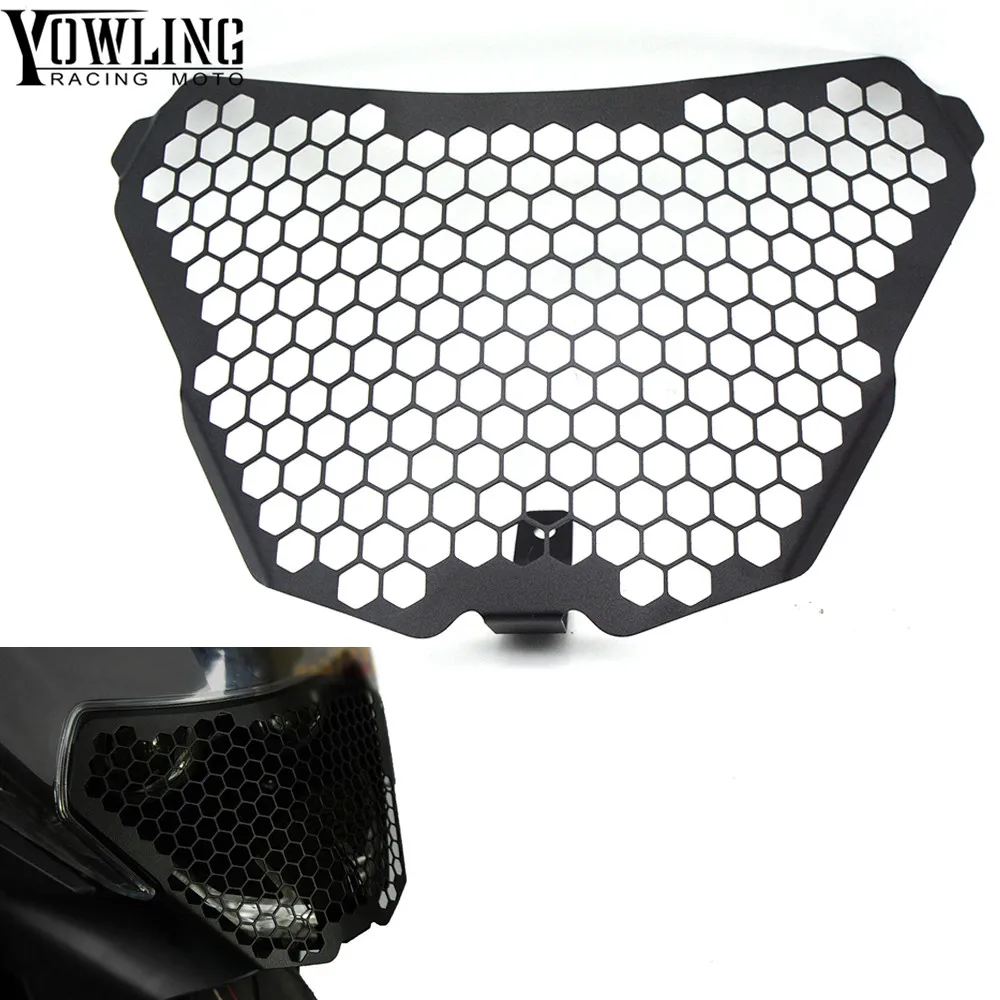 

For KTM RC125 RC200 RC390 Motorcycle Headlight Grill Cover Mount Headlight Bracket Cover External Light Lampshade 2014 2015 2016